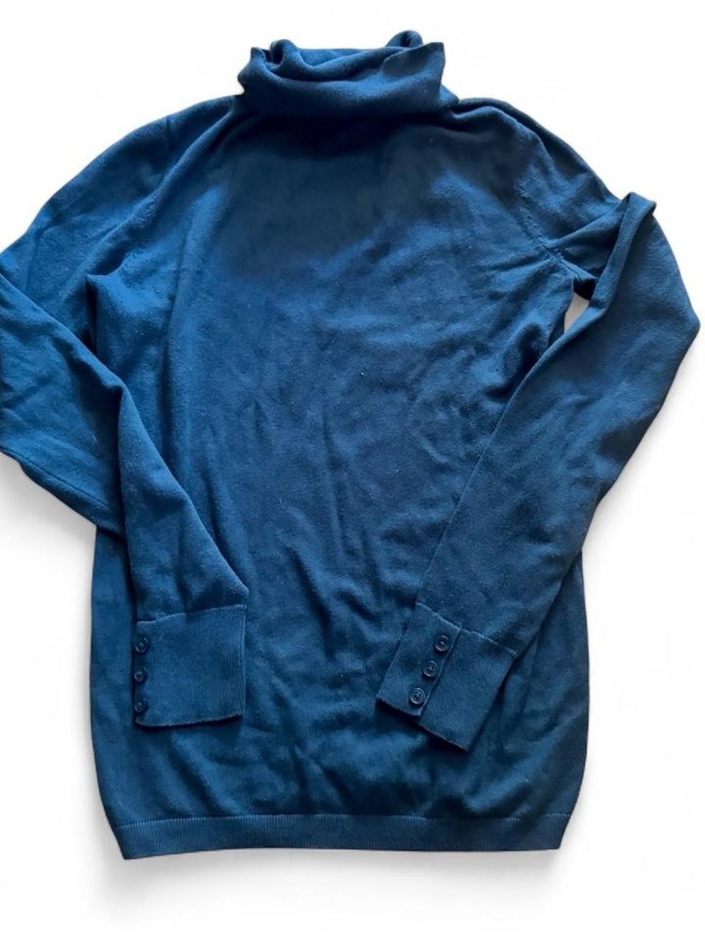 Talbots Deep Blue Turtleneck Sweater